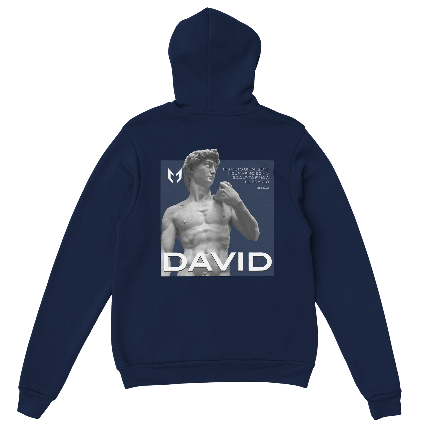 David - Felpa con cappuccio unisex classic