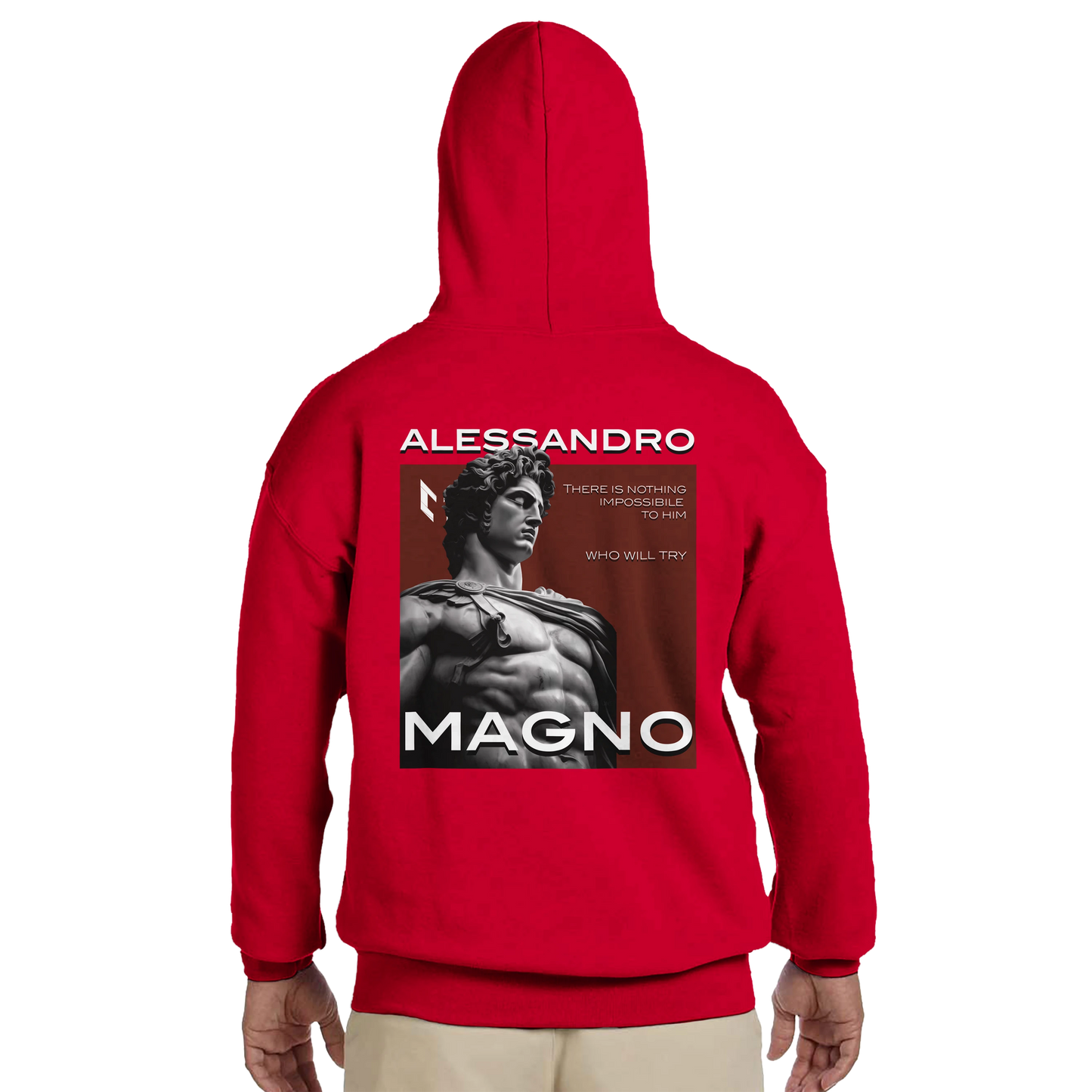 Alessandro Magno - Felpa con cappuccio unisex classic