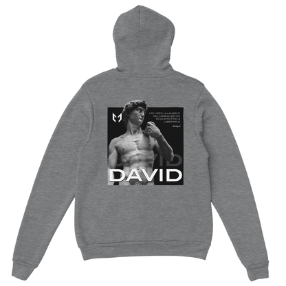 David - Felpa con cappuccio unisex classic