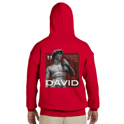 David - Felpa con cappuccio unisex classic